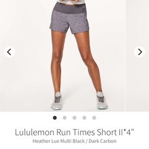 Run times short 4”